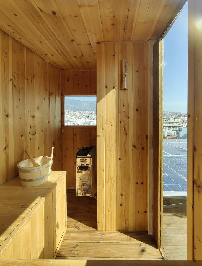 Unique Solar Penthouse With Jacuzzi And Sauna In Central 아테네 외부 사진